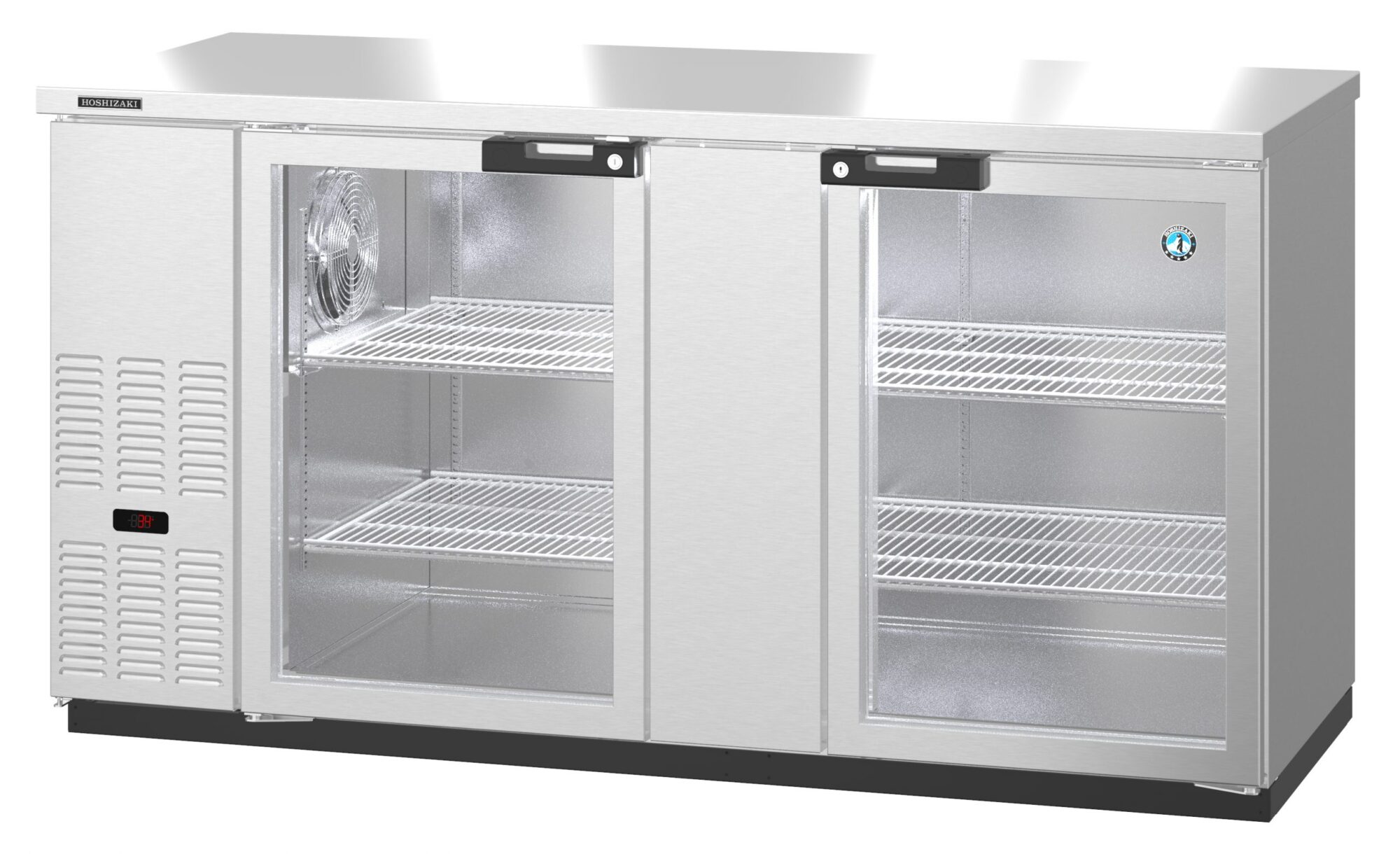 HBB-3G-LD-69-S, Refrigerator, Two Section, Stainless Steel