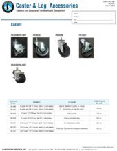 Caster & Leg Accessories