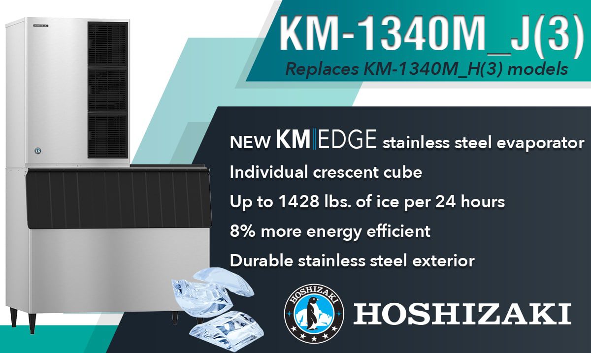 HOSHIZAKI Transitions the KM-1340M to the Efficient KMEdge Design