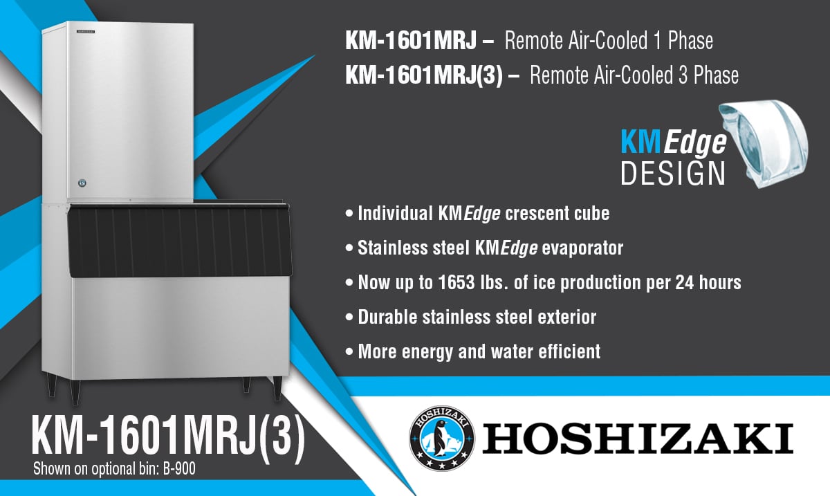 HOSHIZAKI Announces the KM-515M_J Modular KMEdge Cuber Ice Machine