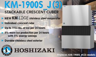 HOSHIZAKI Announces the KM-515M_J Modular KMEdge Cuber Ice Machine
