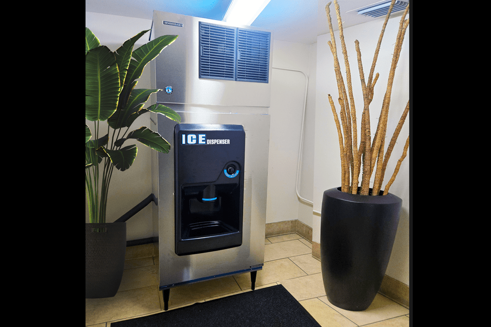 Hoshizaki DB-130 Hotel Ice Dispenser in a hotel