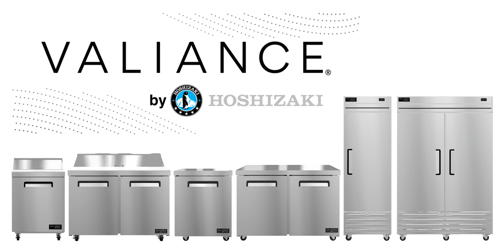 Valiance refrigeration and freezer line by Hoshizaki