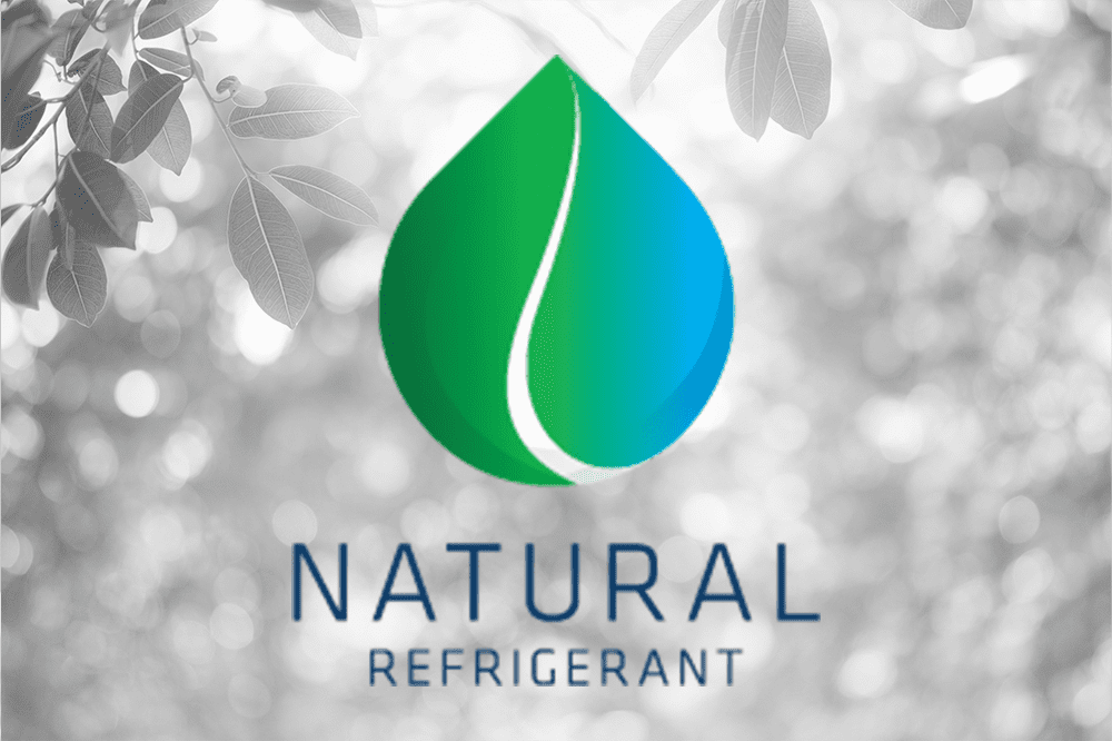 A logo of a drop of water.